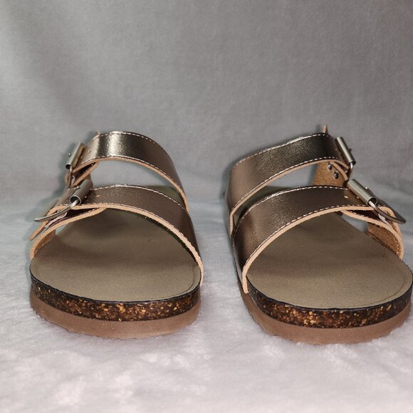 *New Low Price** Madden Girl Brasso Rose Gold Slides - Picture 3 of 11